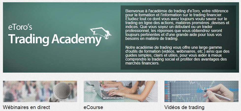 eToro academy