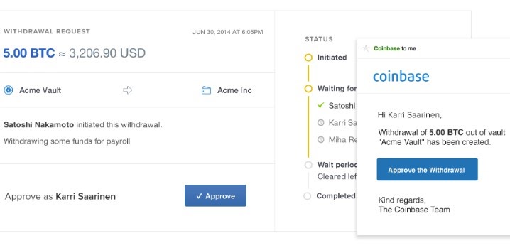 coinbase retrait