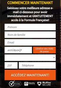 La Formule Française Robot de trading avis inscription