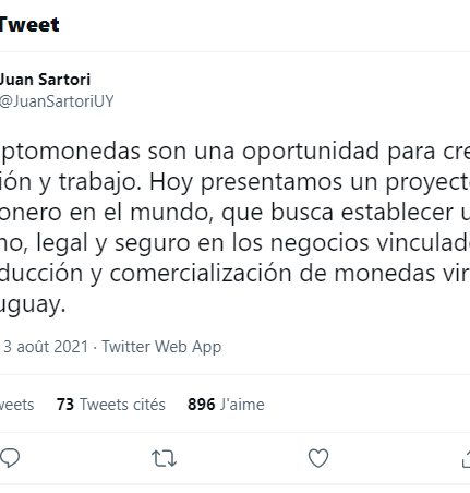 Les cryptomonnaies comme moyen de paiement en Uruguay
