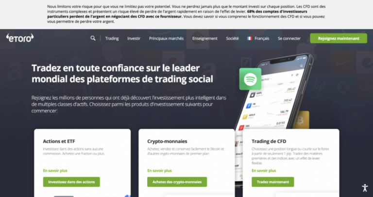 etoro wallet france