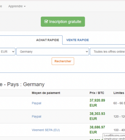 Local Bitcoins avis : une plateforme d’échanges P2P