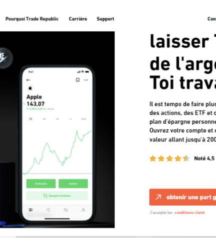 Trade Republic avis : un broker mobile innovant