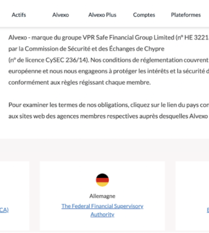 Alvexo accepte-t-elle des clients américains ?