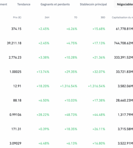 Comment acheter crypto sur Binance ?