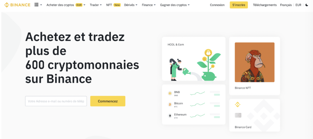 plateforme binance