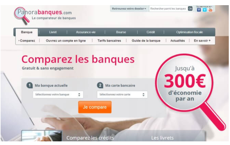 Les frais appliqués par Panorabanques
