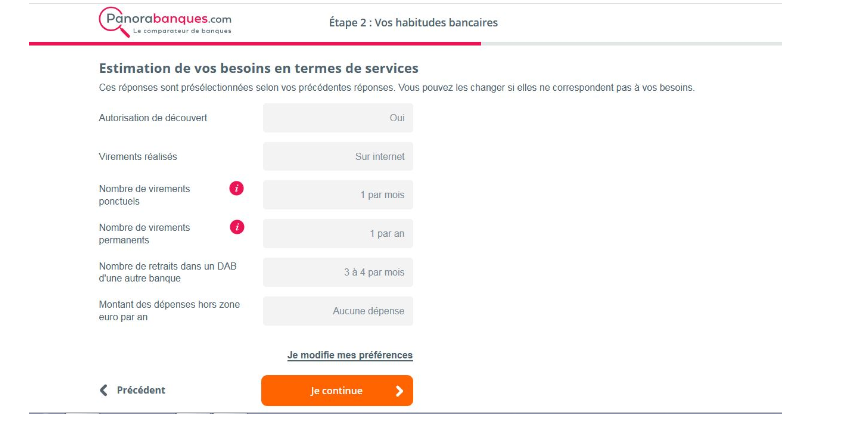 remplir le formulaire