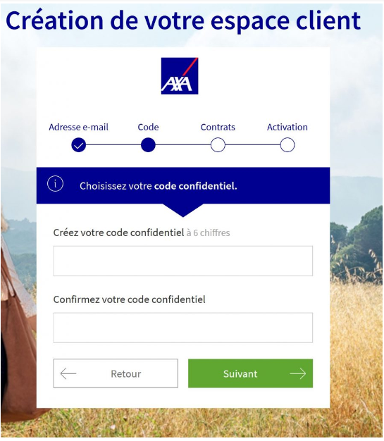 Étape 3 : remplir le formulaire d’inscription en ligne