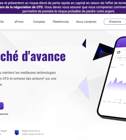 Efinno avis 2025 : le spécialiste du trading multi-actifs
