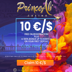 Bonus et promotions au Prince Ali Casino
