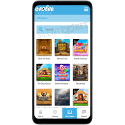 Casino mobile au Evolve Casino