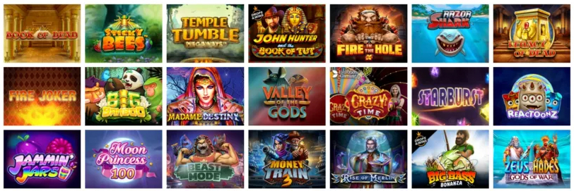 Jeux au Evolve Casino