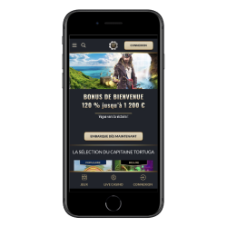 Casino mobile au Tortuga Casino