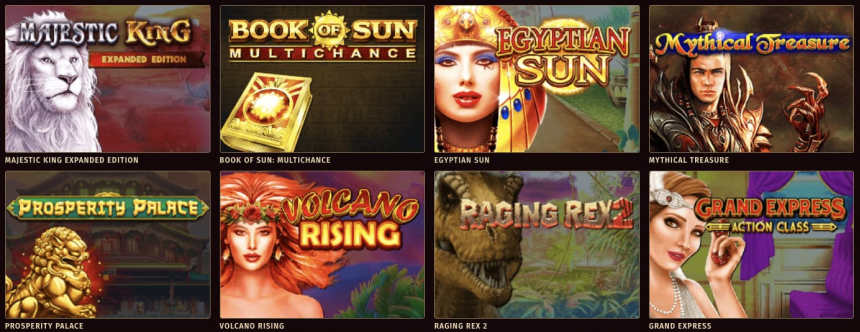 Jeux au Tropezia Palace casino