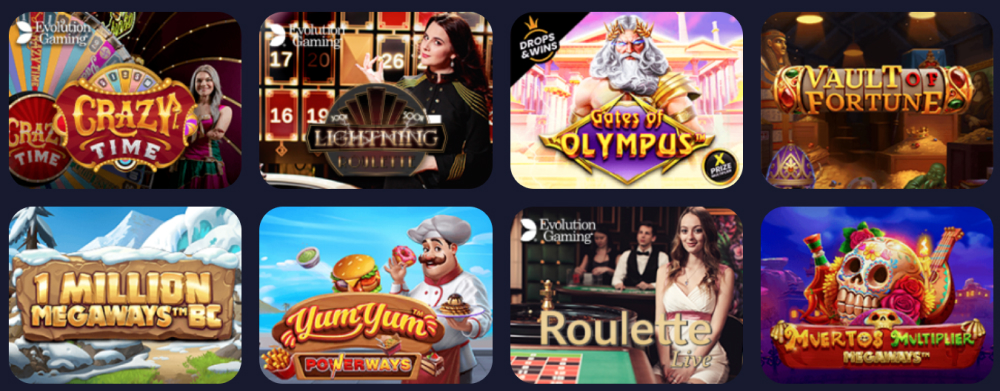 Jeux au Montecrypto Casino