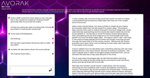 vorak Write est le générateur de contenu phare du projet qui cherche à éliminer les problèmes associés aux outils d'IA existants, présentant ainsi un contenu amélioré et prêt à l'emploi.