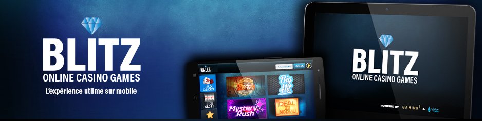 Casino mobile au Blitz 