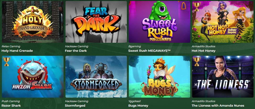 Jeux au Dublinbet Casino