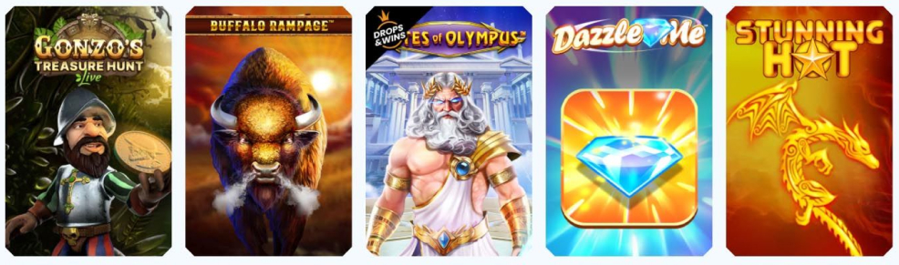 Jeux au Sportaza Casino