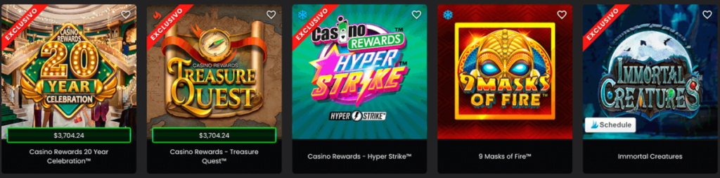 Jeux au Yukon Gold Casino